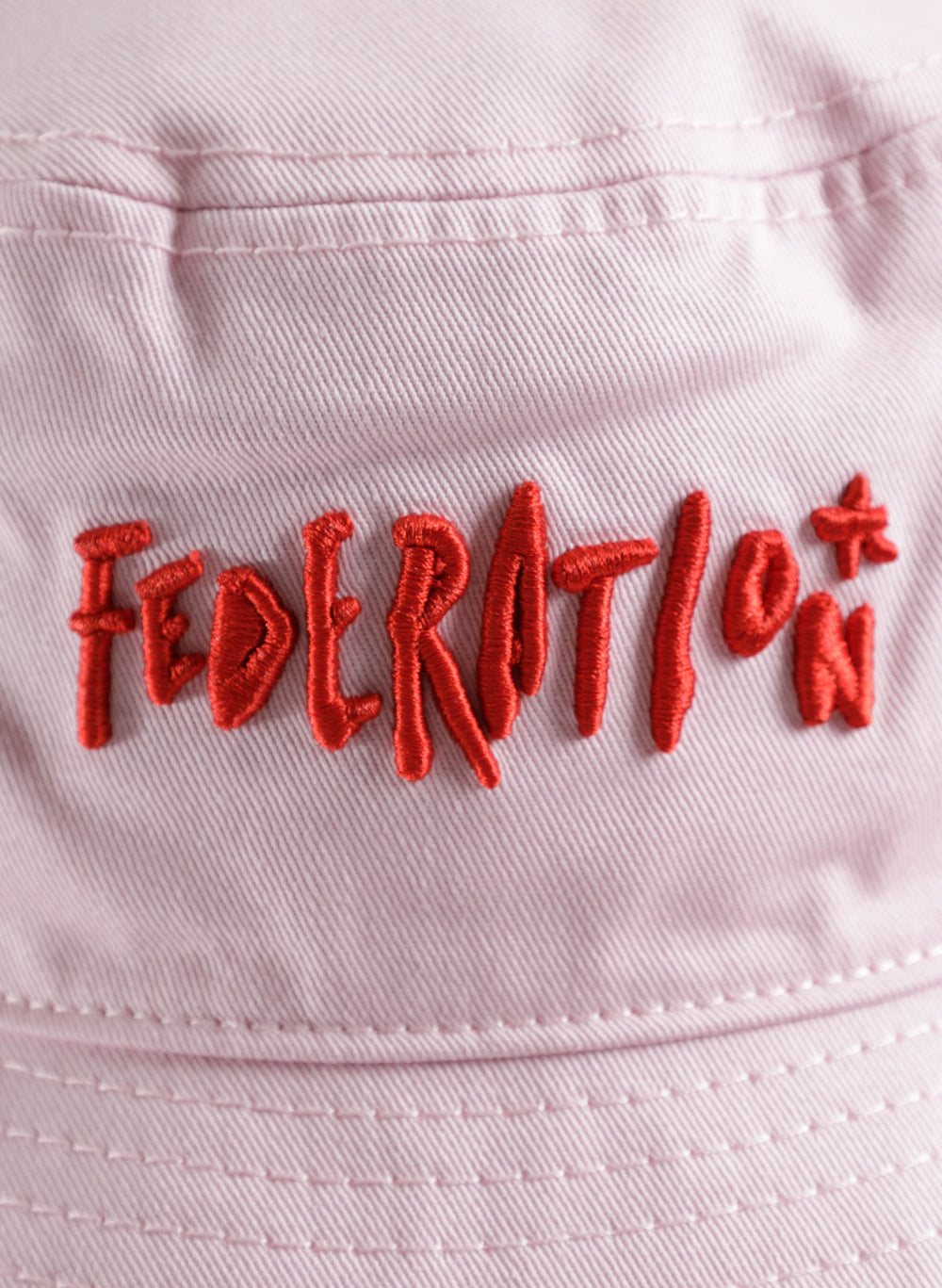 Bucket Hat Inked Light Pink Federation