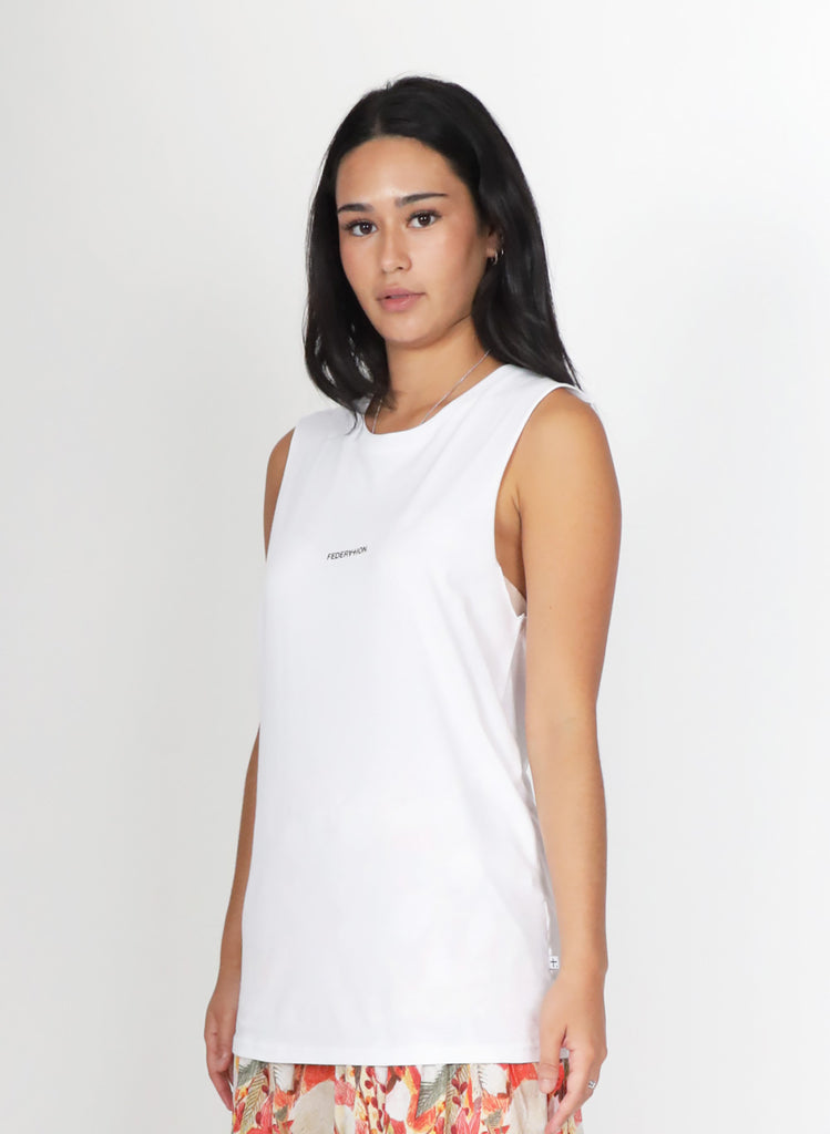 Staple Tank - Tiny | White | Federation